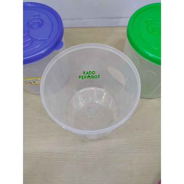 Toples EMERALD 1.5kg - toples plastik jelly -toples warna topping es