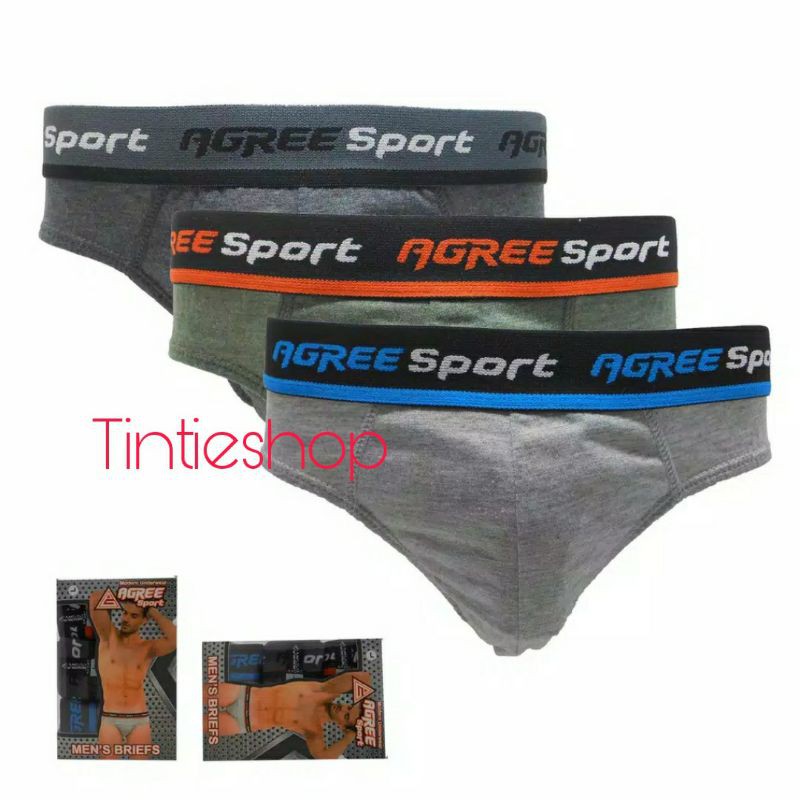 Celana Dalam Pria Agree Sport 2311B isi (3pcs)