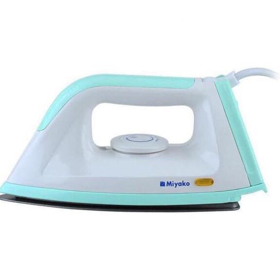 SETRIKA KERING LISTRIK MIYAKO EI 1008M TEFLON DRY IRON GOSOKAN TERMURAH LOW WATT ANTI LENGKET