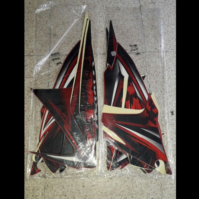 (BISA COD) Striping Sticker standar Original yamaha Vixion old tahun 2008-2009