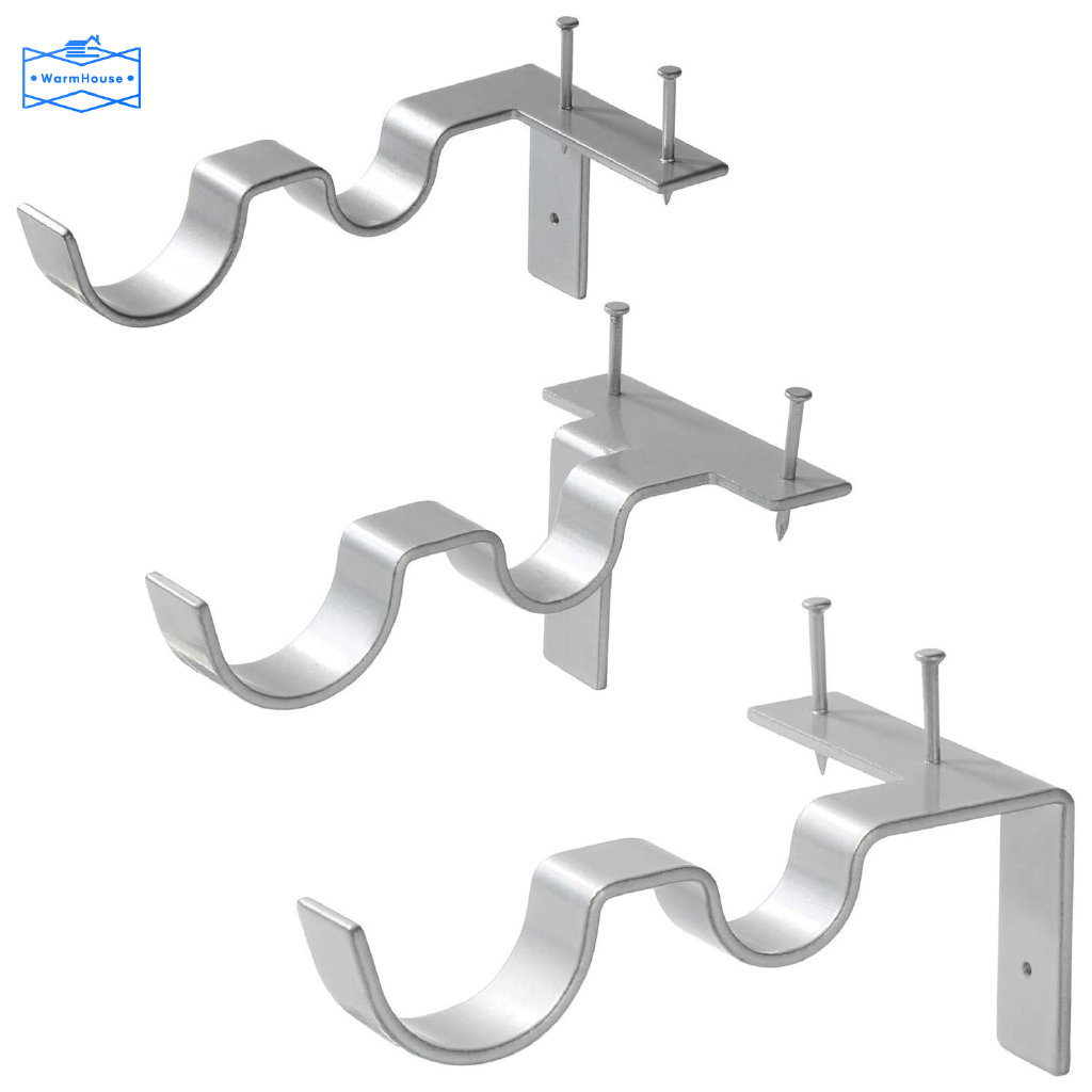 3pcs Curtain Rod Bracket