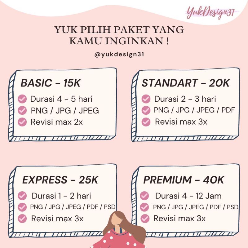 

Jasa Design Menu, Promosi, Backdrop, Brosur, Social Media Post, Banner MURAH
