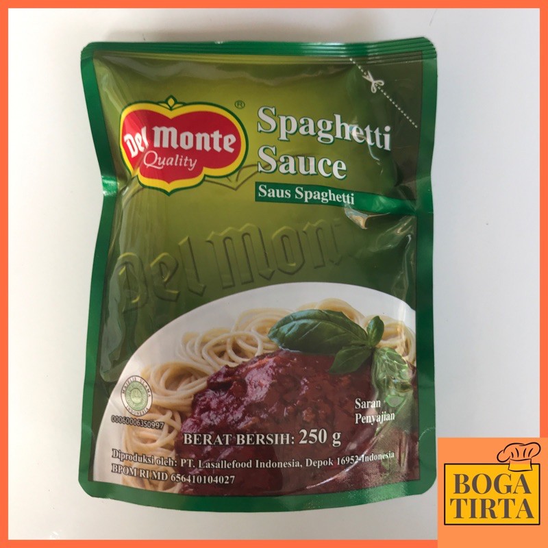 

DELMONTE SPAGHETTI SAUCE 250Gram SAUS SPAGHETTI