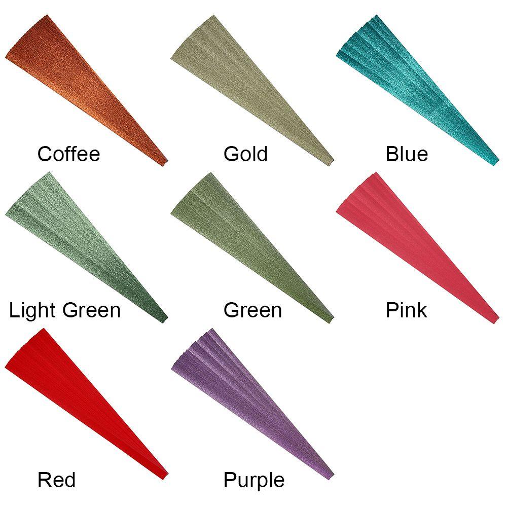 Solighter Kertas Strip Pereda Tekanan Satu Sisi DIY Kerajinan Tangan Harapan Terbaik Flash Diamond Mix-Color Origami