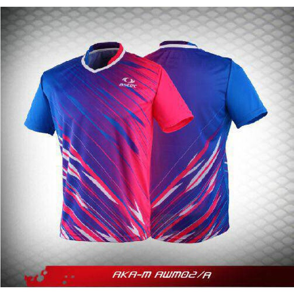 KAOS BADMINTON   BAJU BADMINTON ASTEC AKA M AWM02 A Terbaik