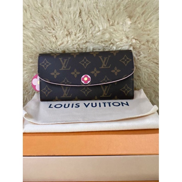 dompet LV emillie flower authentic