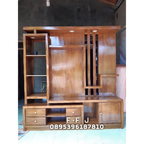 Lemari Partisi Penyekat Ruangan Jati partisi penyekat jati partisi penyekat minimalis