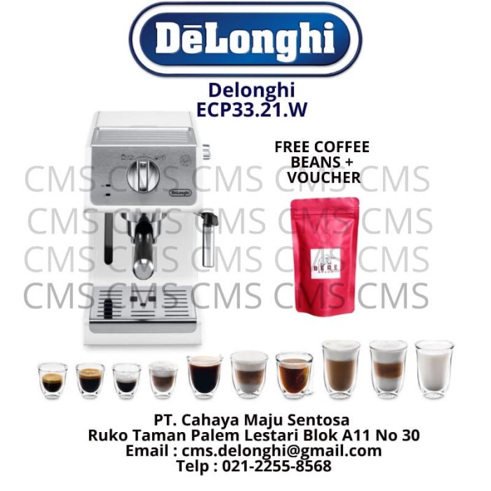 ☑Terbaru Mesin Kopi Espresso ECP33.21.W / DeLonghi ECP 33.21.W Coffee Maker