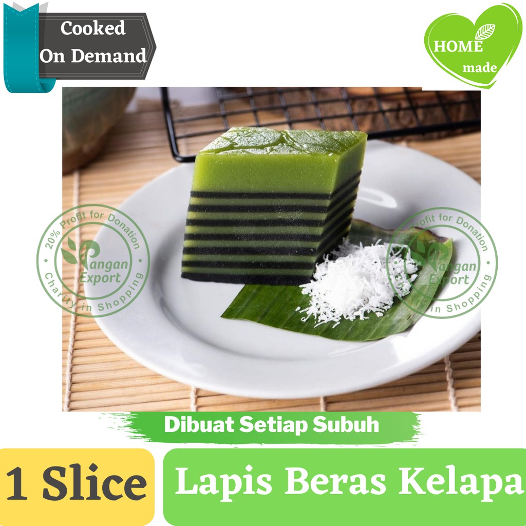 

Lapis Kelapa Parut , Kue Jongkong , Jajanan Pasar Homemade , Kue Basah