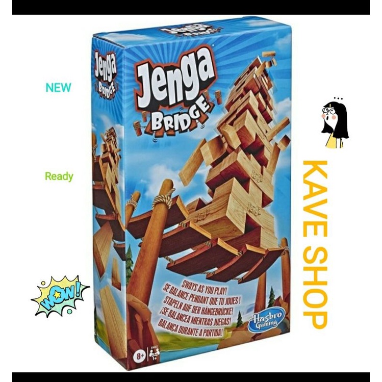Jenga Bridge Game Board HASBRO - Jenga Games - NEW
