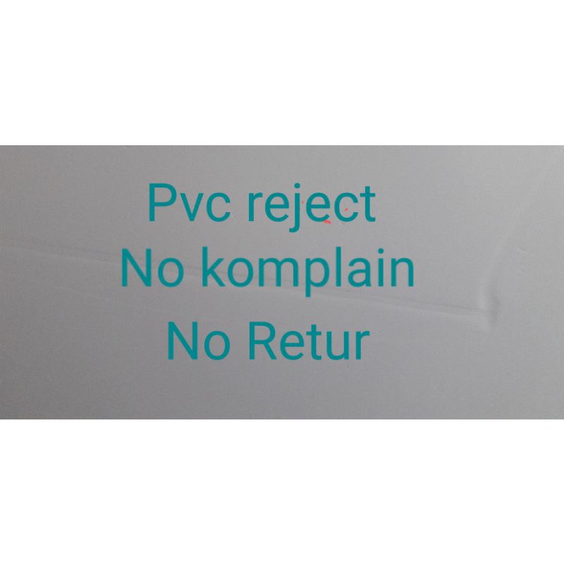 

Reject pvcboard 2mm dan 3mm uk 20cm x 30cm