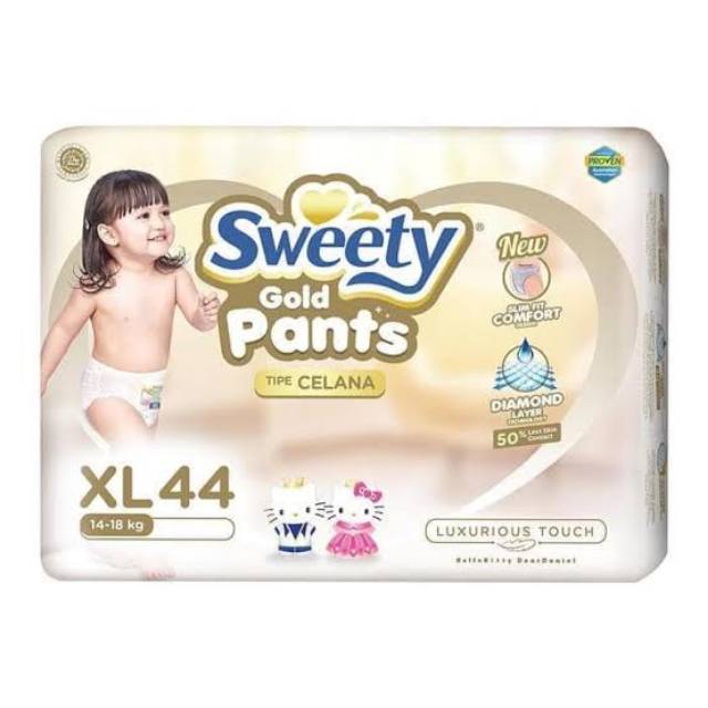 SWEETY PANTS GOLD XL44