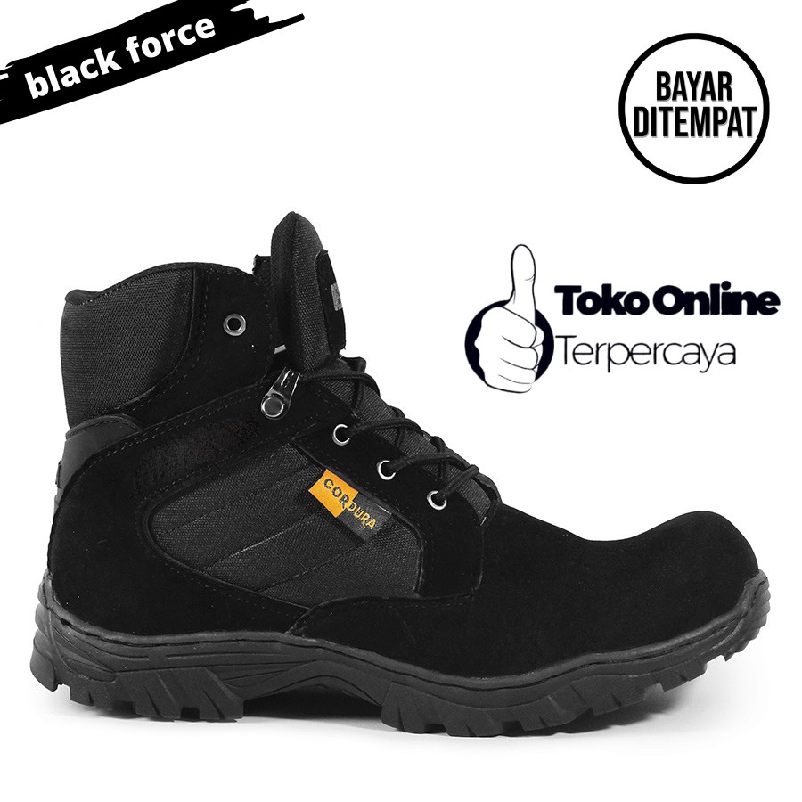 Sepatu Boots Pria Dlta Usa Cordura Pendek 6inc Safety Zipper Murah Terlaris