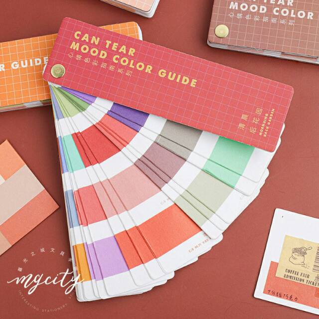 

Can Tear Mood Color Guide Stickers Set