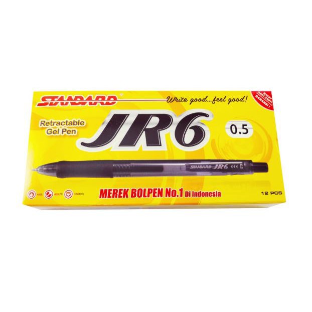 

Standard Pen JR6 0.5mm 12pcs (Harga Grosir Termurah)