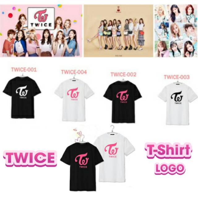 T-SHIRT KPOP TWICE LOGO KAOS DISTRO TWICE HIGH QUALITY