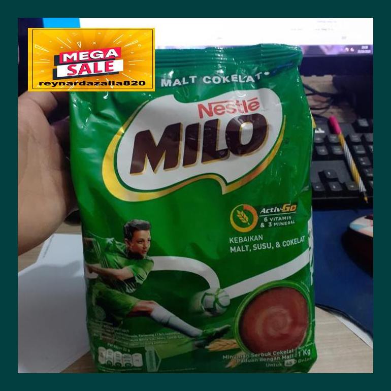 

Reypsum Milo Active Go Minuman Bubuk Rasa Coklat Susu Bubur 1Kg Ekonomis S30Cryr