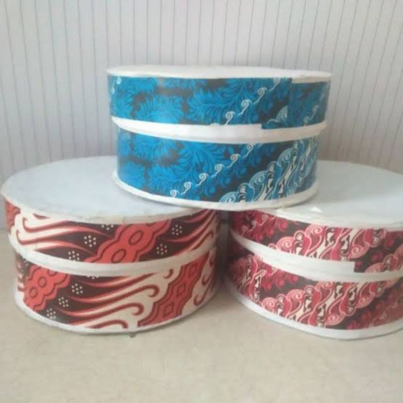 Dus bedak kertas batik / Dus bedak farmasi / Dus bedak motif batik