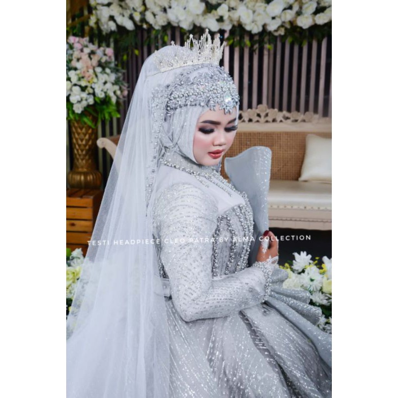 (COD) Headpiece/Hiasan kepala/Hiasan hijab cleo patra