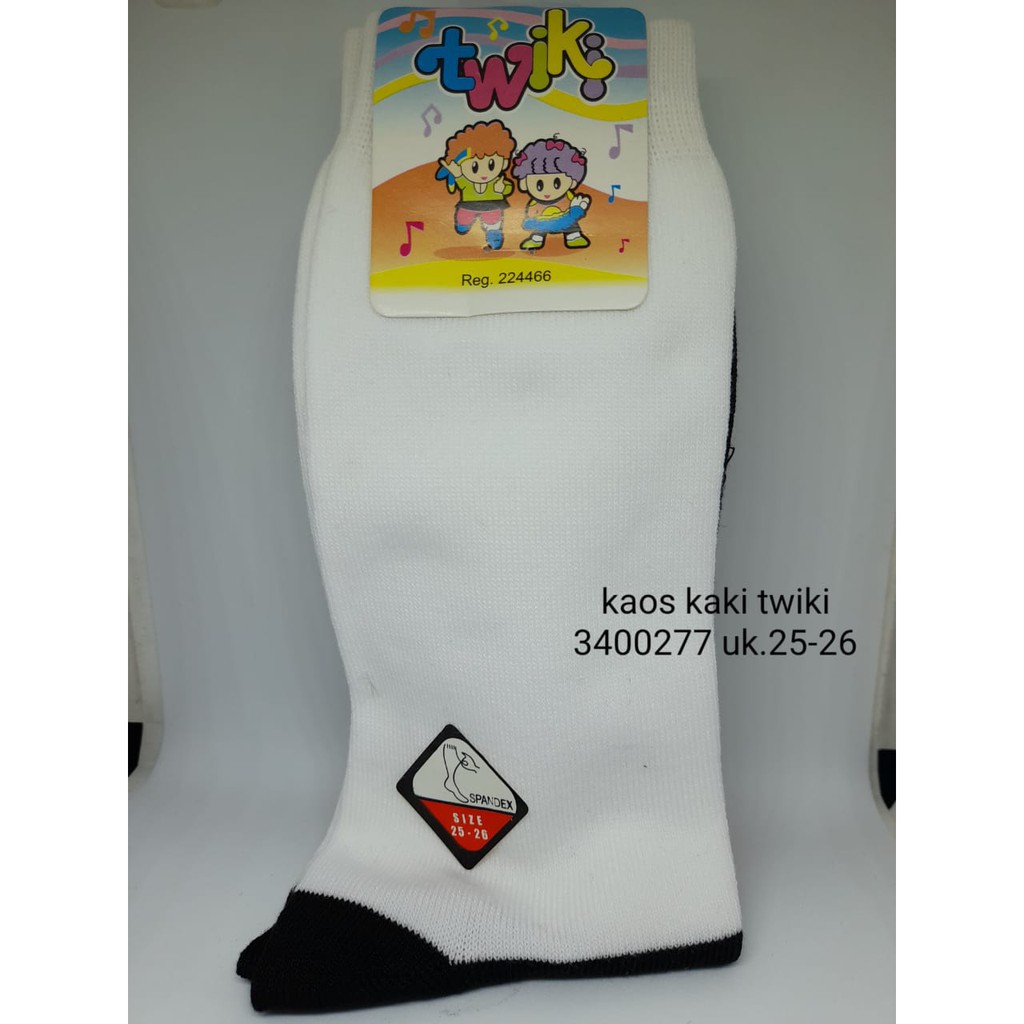 Kaos kaki Twiki ukuran 25-26