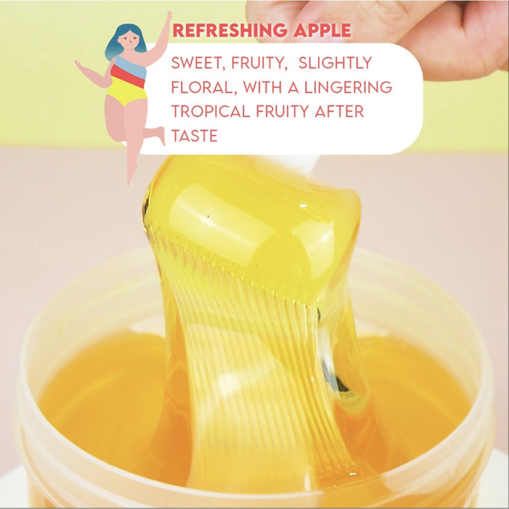 MIRAEL Refreshing Apple Sugar Wax Kit 210ml / Sugar Waxing / Hair Removal