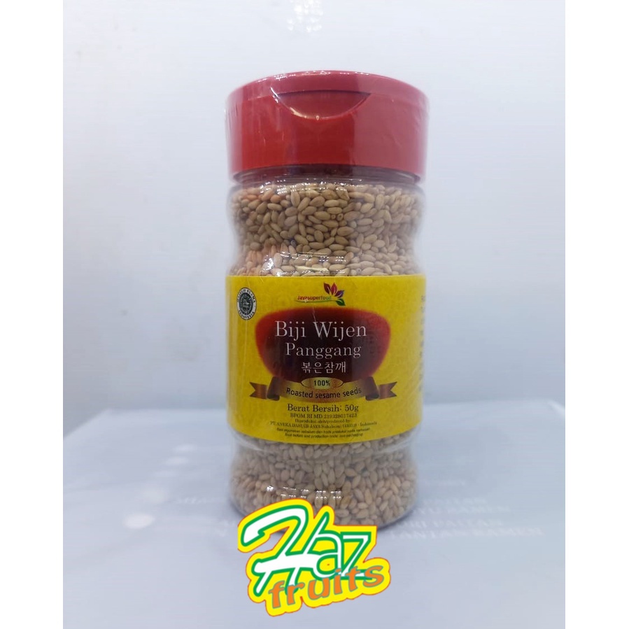 

BIJI WIJEN PANGGANG / SESAME SEEDS ROASTED KOREA 50 GRAM