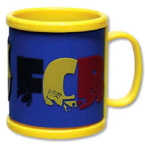 Official Licensed Product: Barcelona Crested Plastic Mug FCB