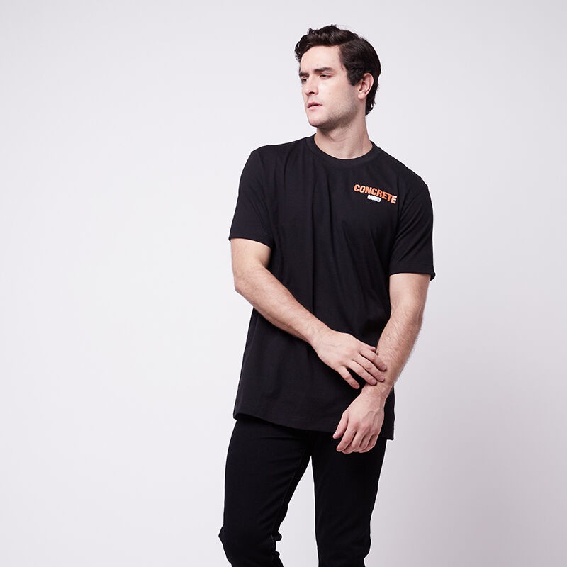 Concrete Mind - Paradoxical Saint Logo Black Tee