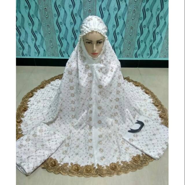 Mukena bordir timbul