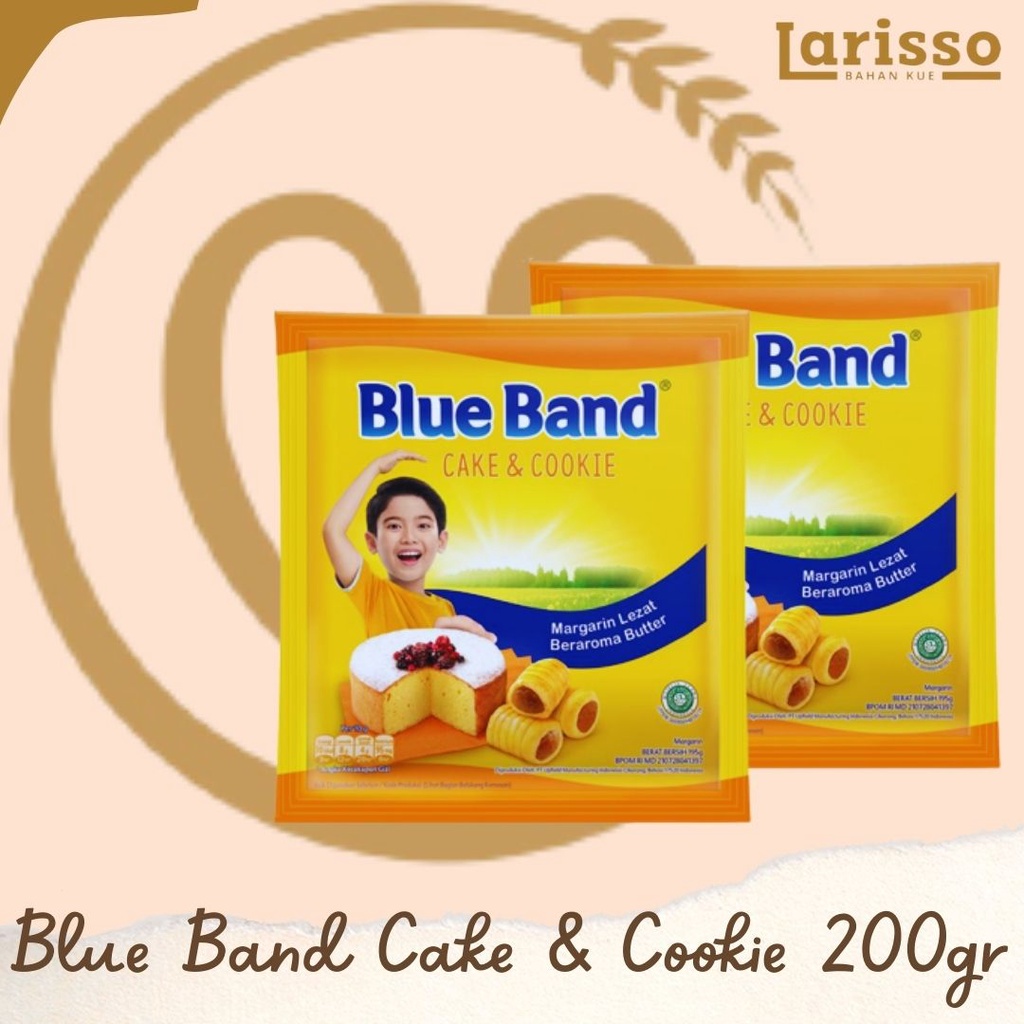 

BLUE BAND CAKE AND COOKIES 200GR MARGARIN BERAROMA BUTTER