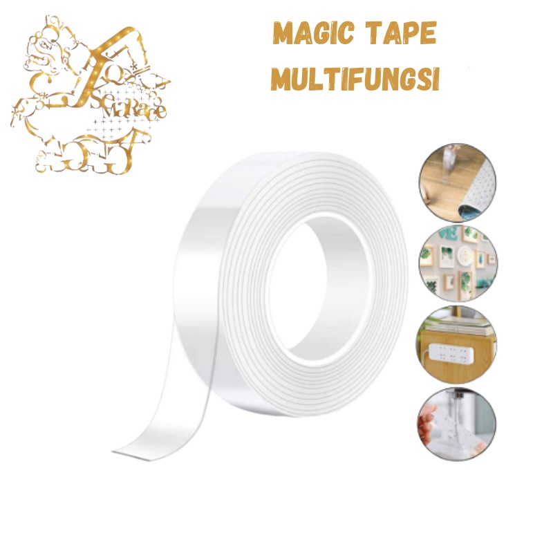 MAGIC TAPE / DOUBLE TAPE 2 SISI BENING ANTI AIR