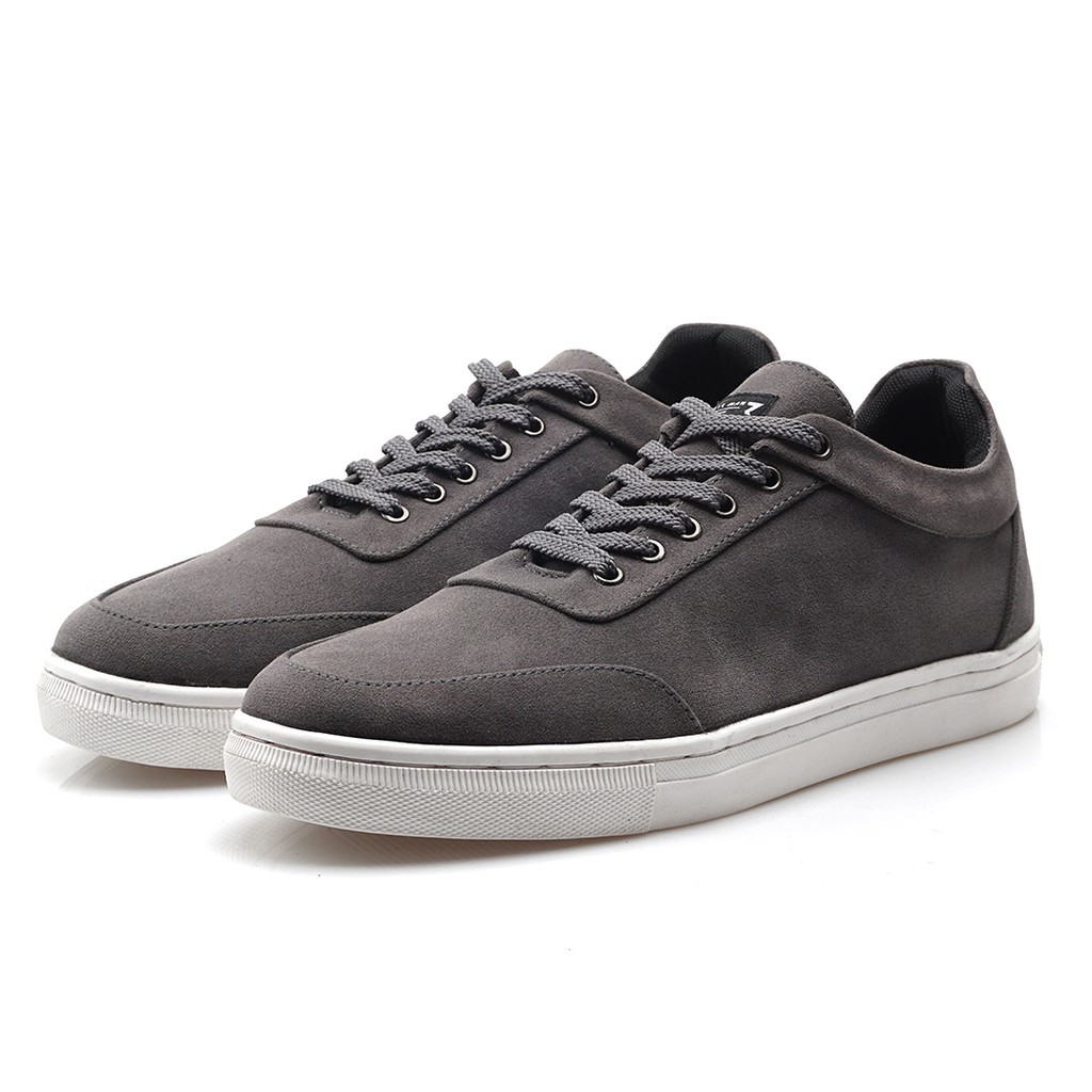 Clev Grey | Sepatu Putih Casual Sneakers Kasual Polos Original Pria Cowok Footwear New | Reyl FORIND