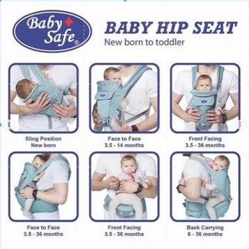 BABY HIP SEAT NEW BORN TO TODDLER BABY SAFE