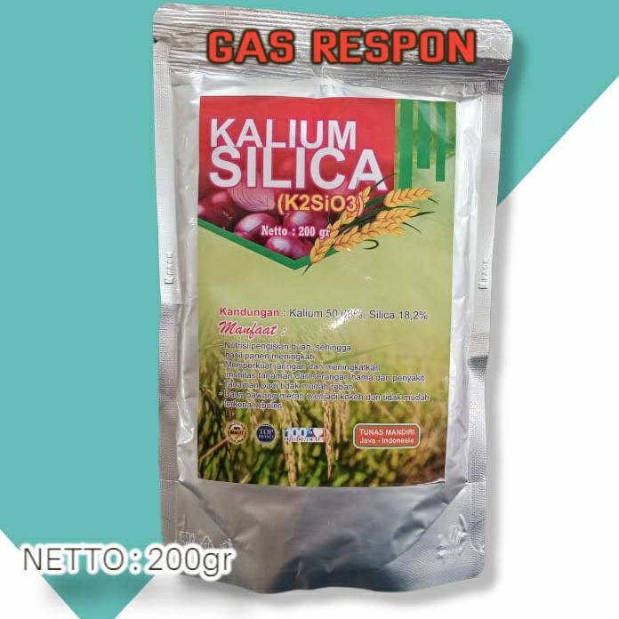 KALIUM SILICA 200 gr nutrisi tanaman obat bawang merah pengkokoh tanaman silika kalium calium silika