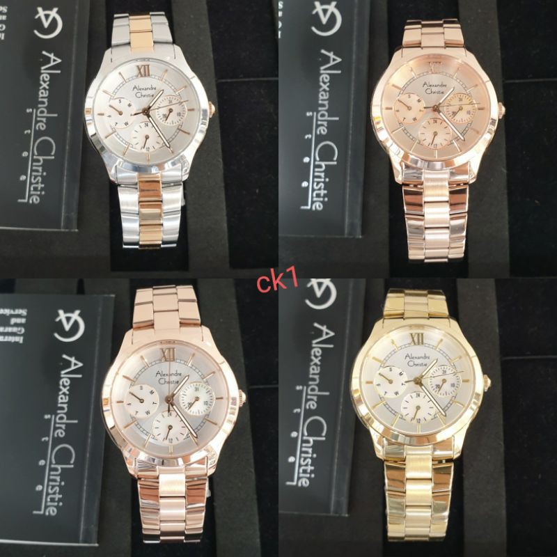 Jam tangan wanita Alexandre Christie AC2815BF ORIGINAL BERGARANSI RESMI