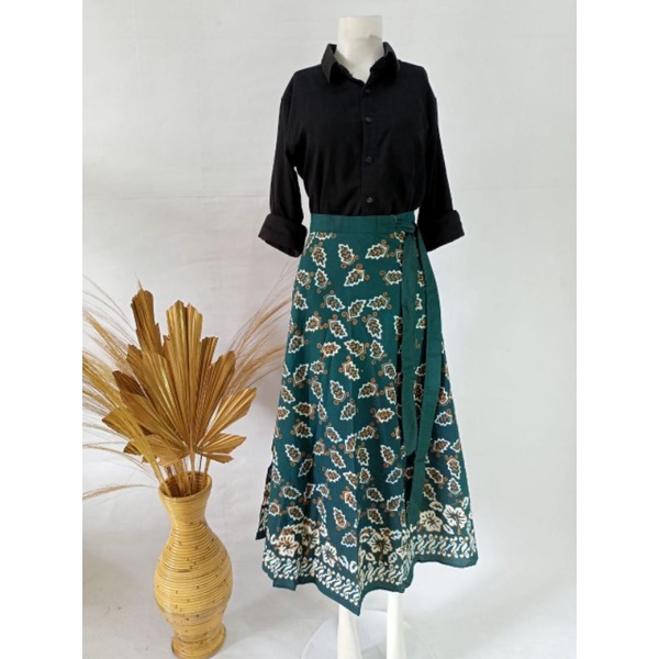 Rok Batik Lilit Cap Tulis - Bawahan Wanita Skirt