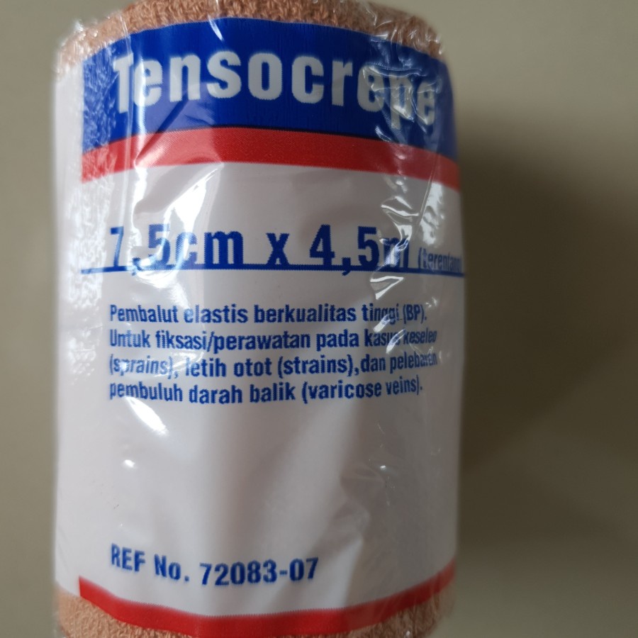 Tensocrepe 7.5 cm x 5 m Perban Elastis 3 Inch Verban Elastic 3In