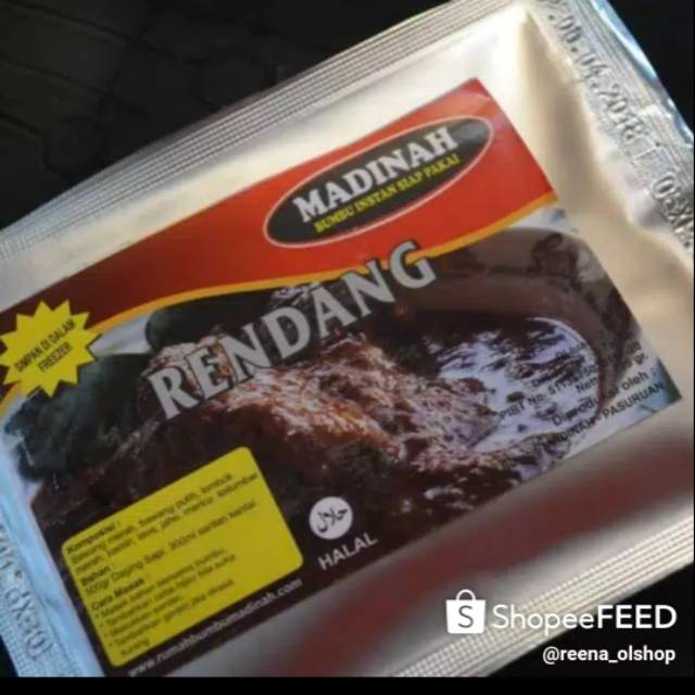 

Bumbu masak bumbu rendang kapasitas satu kilo