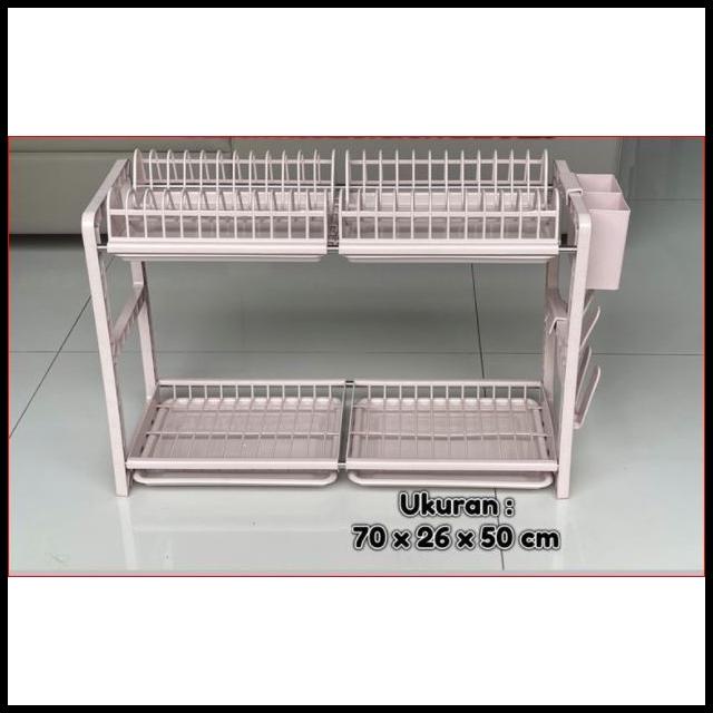 [2500Gr] T546 | ( Rak Fawsline Besar ) Rak Piring Fawsline 2 Tingkat