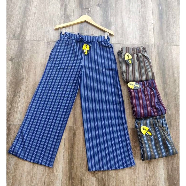 kulot crepe salur panjang jumbo COD/KULOT SALUR HITAM MAROON NAVY/KULOT JUMBO