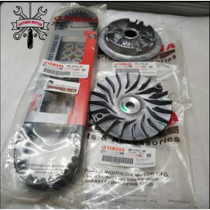 Paket CVT NMAX Rumah roller + Vanbelt Kit + Kipas Roller