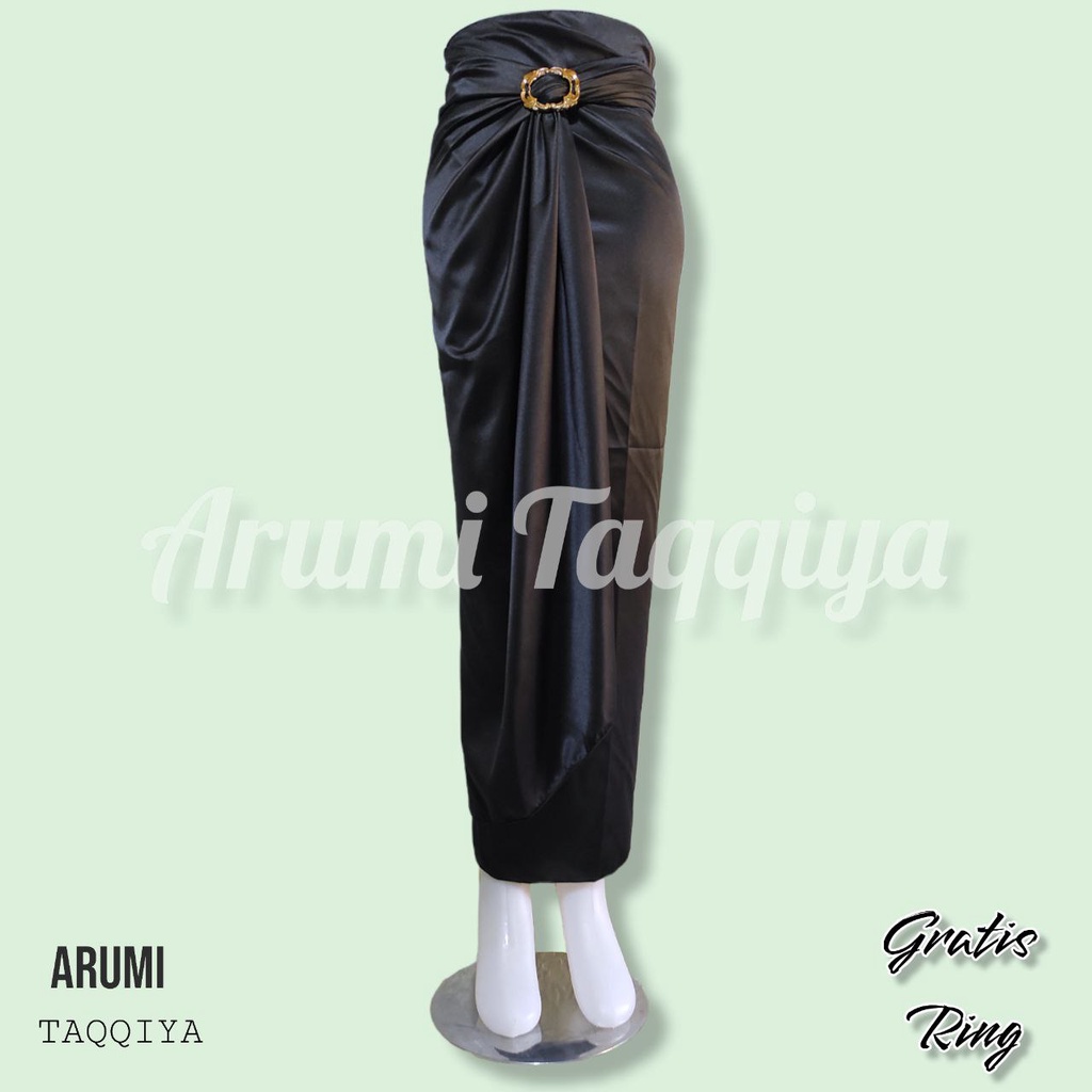 { COD } Rok Lilit Polos Wanita Bawahan Wanita kebaya Kondangan Wisuda Bahan Velvet Satin Premium Gra