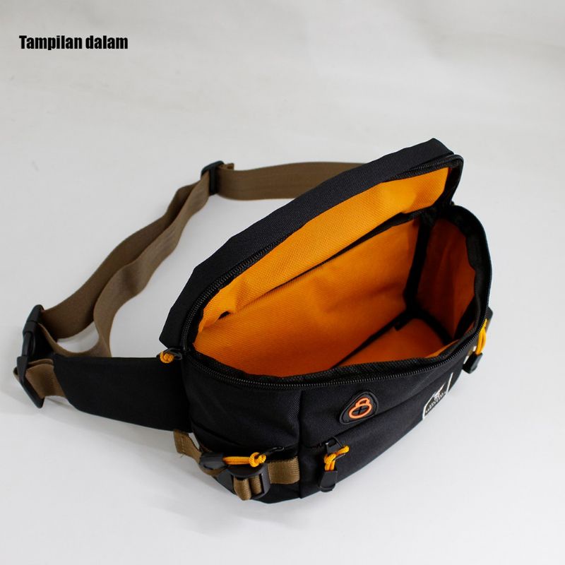 Tas Pria Terbaik / Terlaris / Tas Pinggang Pria R2 006 / Tas Waistbag