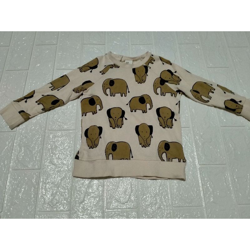 Sweater H&M Baby Elephant Sweatshirt HnM Baby H&M Kids Sweater HnM Kids Sweatshirt