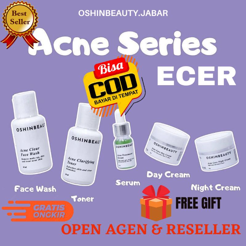 (DIST/READY STOK) ORIGINAL BPOM ECER ACNE SERIES OSHIN BEAUTY