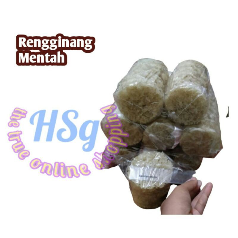 

Rengginang mentah beras ketan