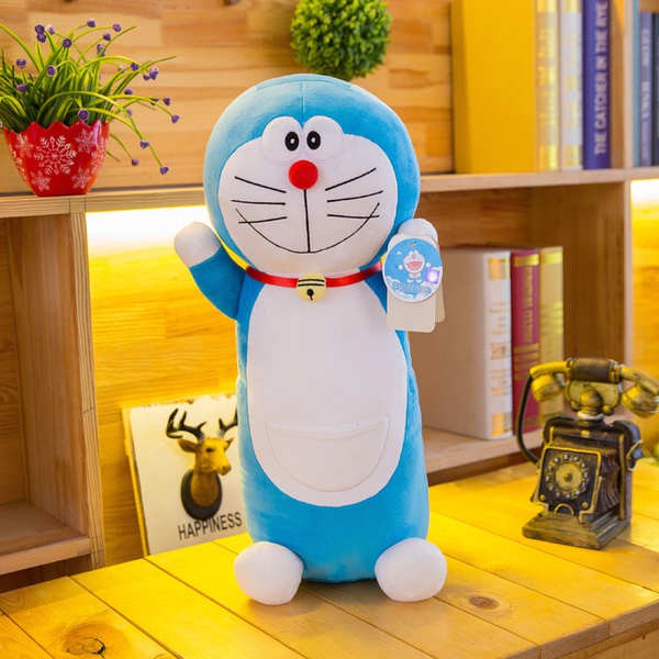 Boneka / Bantal guling doraemon terbaru bahan halus dan lembut - ukuran 50 cm