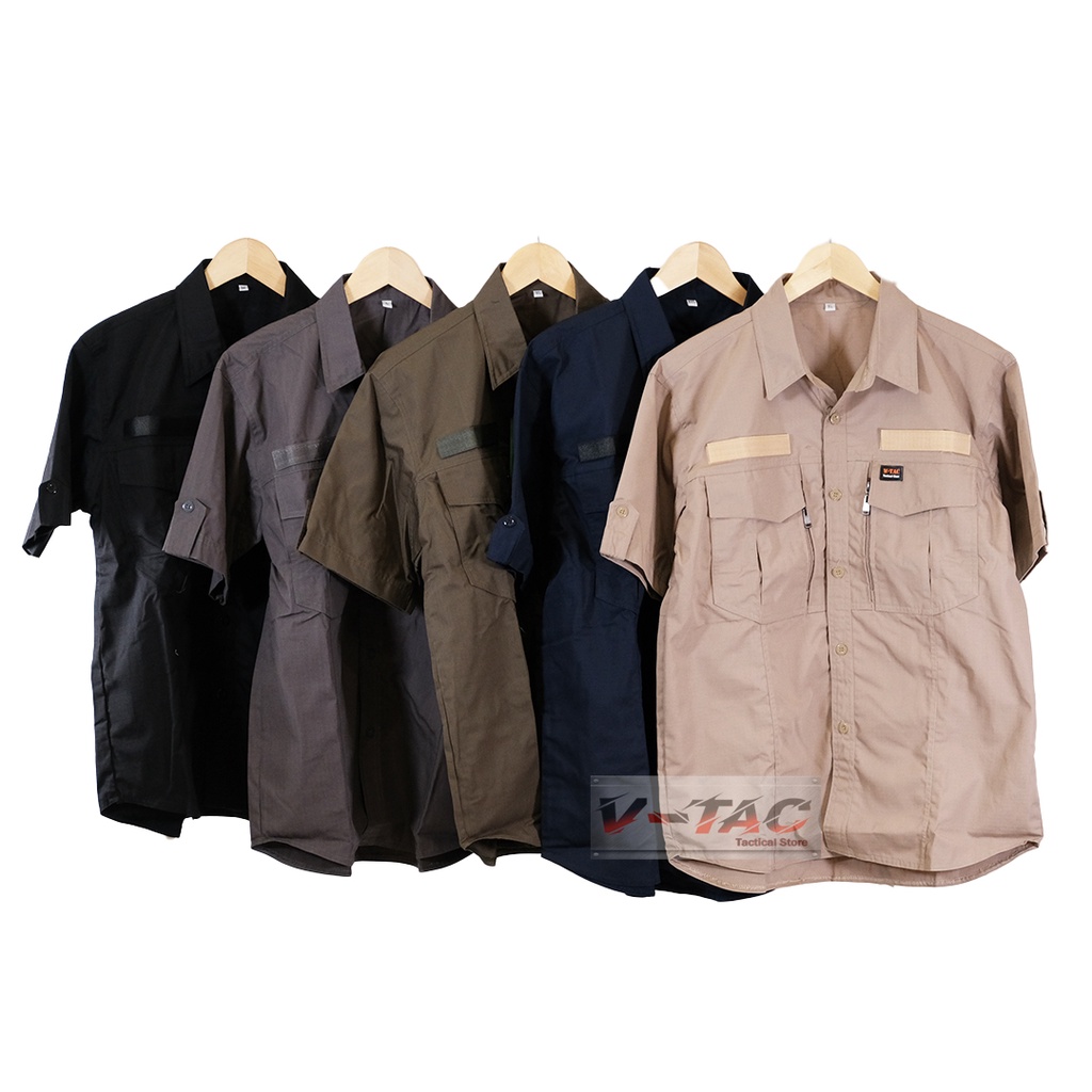 Vtac Store Kemeja Tactical Pria W Tac Lengan Pendek Big Size