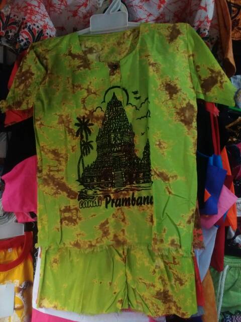 TERMURAH! Setelan Kepyur Barong Candi Prambanan L-XXL untuk Anak Laki-laki dan Perempuan 4-12 tahun