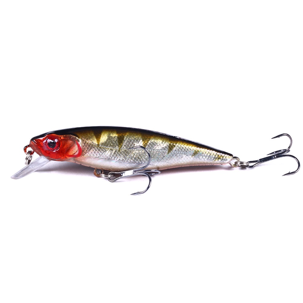 HENGJIA 10pcs Floating Minnow Fishing LURES Wobblers Umpan Pancing 8.8cm 9.2g Crankbait Artificial Hard Swimbait Fish Lure